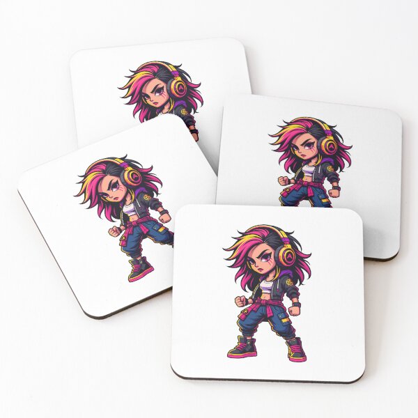 Item preview, Neon Frequency: Electric Soul Girl designed and sold by ArtesioByZaber.
