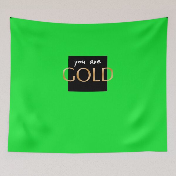 Item preview, You-Are-Gold-Music-Quote-T-Shirt designed and sold by ArthurGabriel5.