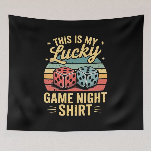 Item preview, Game Night Host I Lucky Board Game Night  designed and sold by KonstanKoraner.