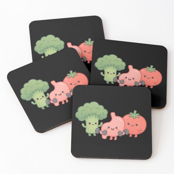 Item preview, Bariatric - Kawaii stomach and vegetables designed and sold by DamioPolArt.