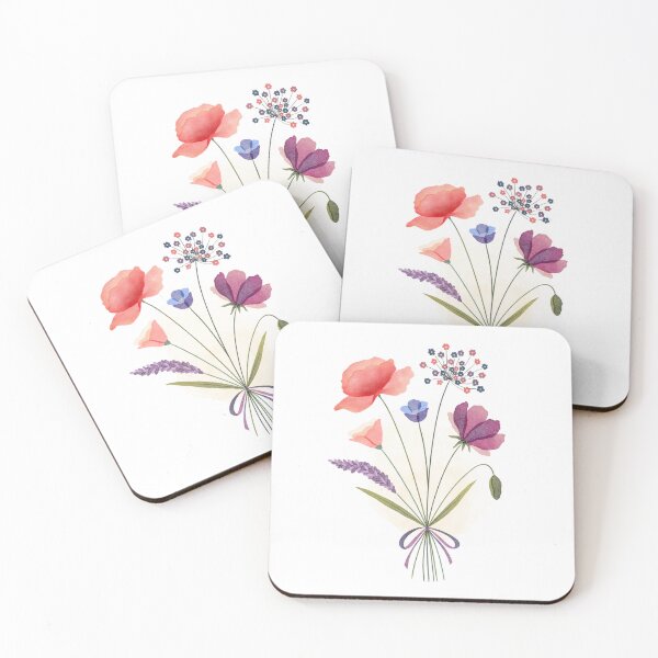 Item preview, Watercolor Wildflowers Bouquet  designed and sold by Kate27sun.