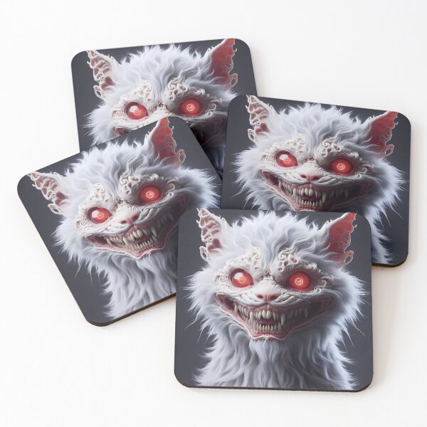 Item preview, White Cat Possessed designed and sold by GalleryBrisArt.