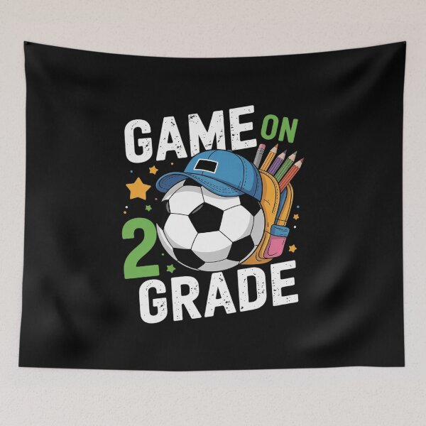Item preview, Game On 2nd Grade Soccer Back To School Boy Girl Kids   designed and sold by KonstanKoraner.