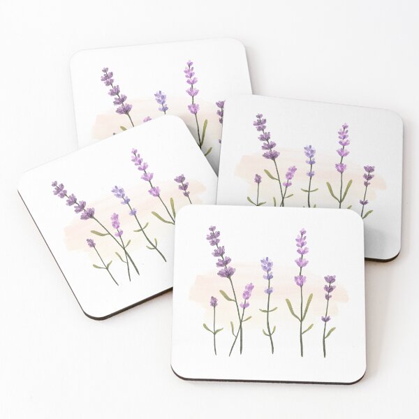 Item preview, Watercolor Wildflowers Lavender designed and sold by Kate27sun.