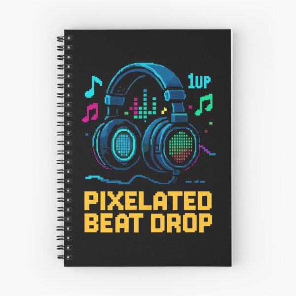Item preview, PIXELATED BEAT DROP: Retro 8-bit DJ Gaming Headset designed and sold by Wear The Sound.