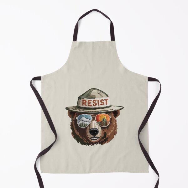 Item preview, Bear Resist Protect Our National Parks - Save the environment public lands wild heart designed and sold by HumansStuck12.