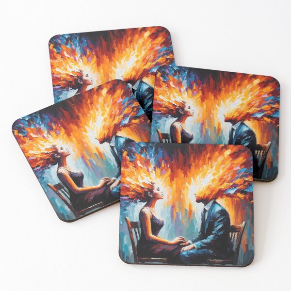 Item preview, Heads Burning designed and sold by Visual Nomad Club.