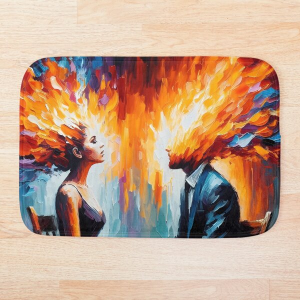 Item preview, Heads Burning designed and sold by Visual Nomad Club.