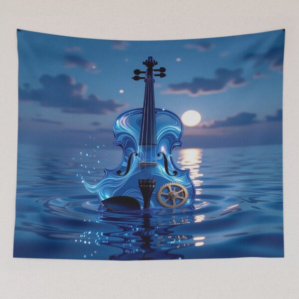 Item preview, WaterViolin & TwilightDream – A surreal soundscape between RippleMotion, SilenceGlow & poetic flow designed and sold by FotoworldEdel.