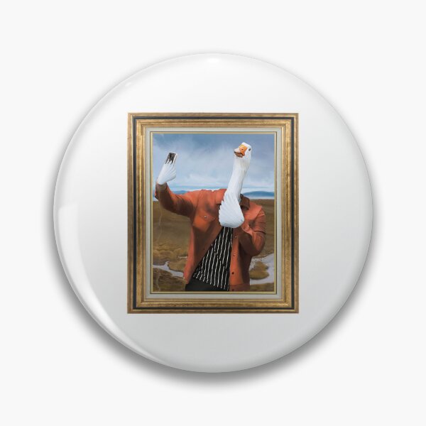 Item preview, Swan taking a selfie Painting  designed and sold by JoeVee-Int.