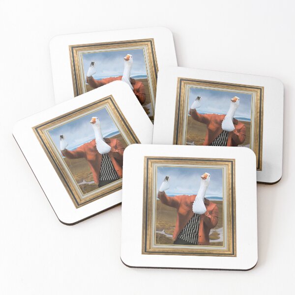 Item preview, Swan taking a selfie Painting  designed and sold by JoeVee-Int.