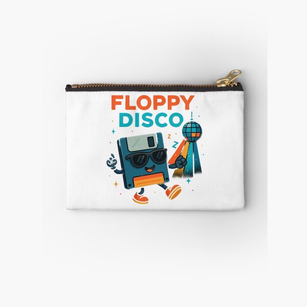 Item preview, Retro Floppy Disk Dancing at Disco Cartoon Design. designed and sold by The-T-In-Retro.