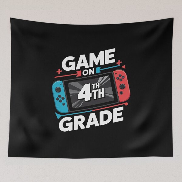 Item preview, Gamer Back To School Game On 4th Grade Kids Boys  designed and sold by KonstanKoraner.