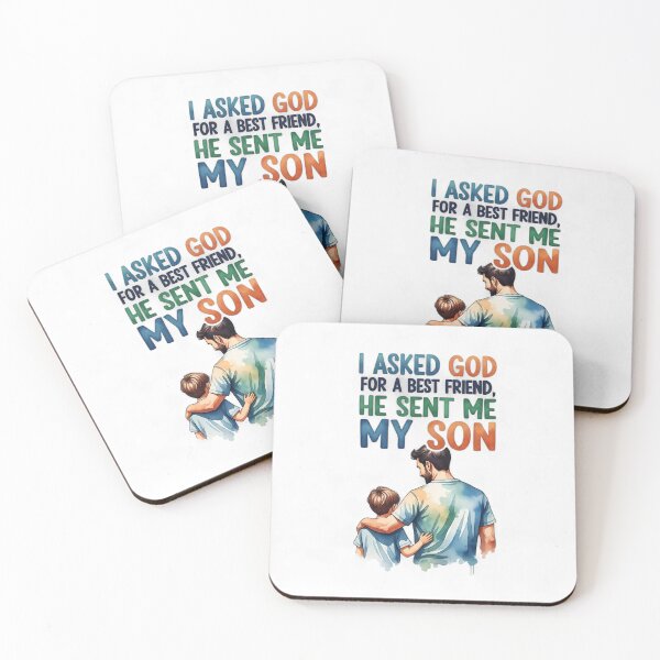 Item preview, God Sent My Son Best Friend Dad Gift designed and sold by PrintixelArt.