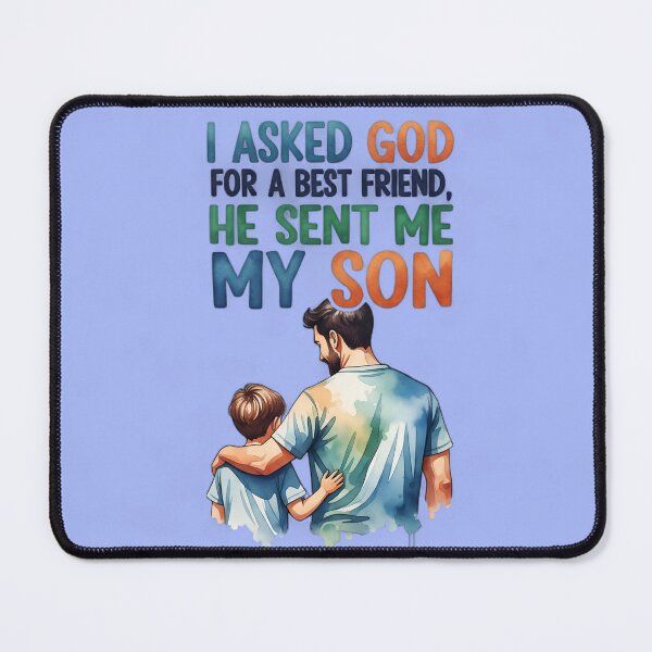 Item preview, God Sent My Son Best Friend Dad Gift designed and sold by PrintixelArt.