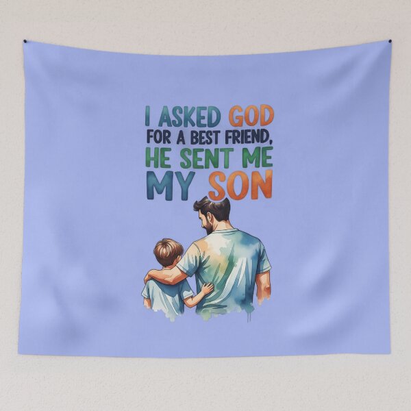Item preview, God Sent My Son Best Friend Dad Gift designed and sold by PrintixelArt.