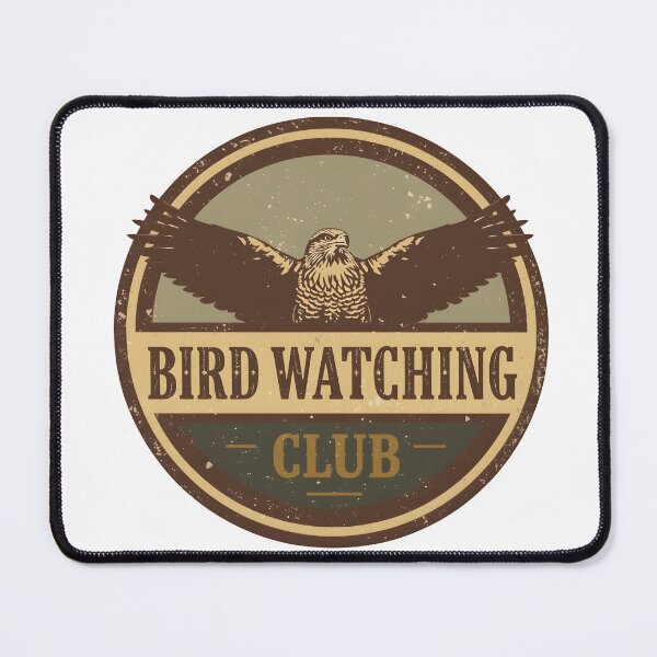 Item preview, Bird Watching Club – Retro Hawk Badge Artwork designed and sold by NatureNookTees.