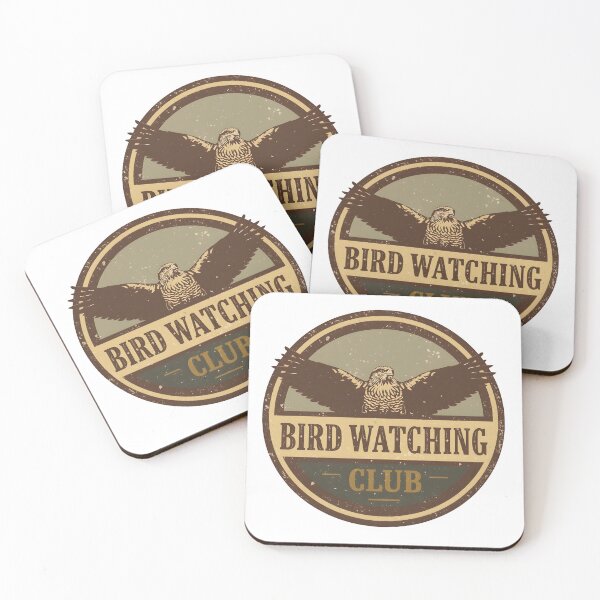 Item preview, Bird Watching Club – Retro Hawk Badge Artwork designed and sold by NatureNookTees.