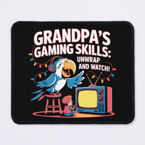 Item preview, Unwrap the Action: Grandpa vs. Grandson Gaming Moment designed and sold by SplashTastic.