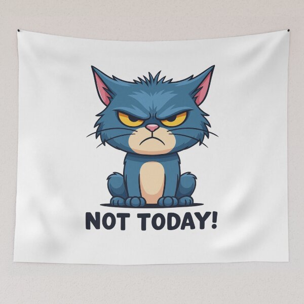 Item preview, Not Today, Human – The Grumpy Cat Edition designed and sold by ArtesioByZaber.