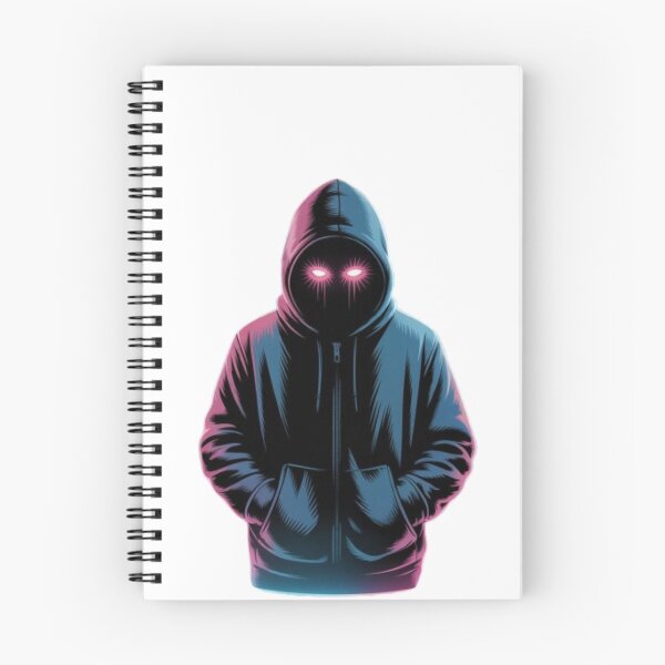 Item preview, Mysterious Hooded Figure with Glowing Eyes designed and sold by SujalART.