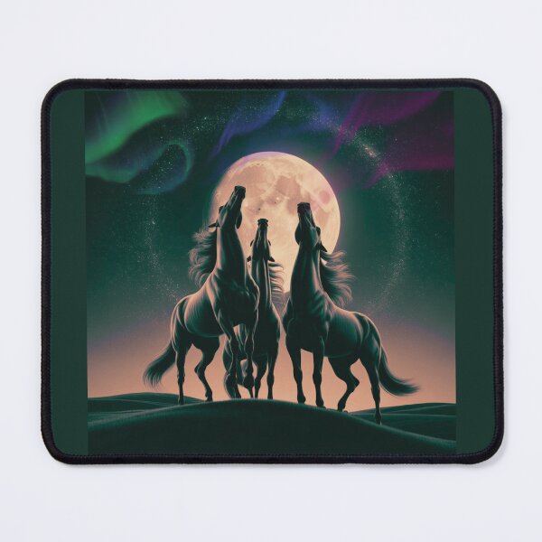 Item preview, 3 horses howling at the moon designed and sold by Polarctica.