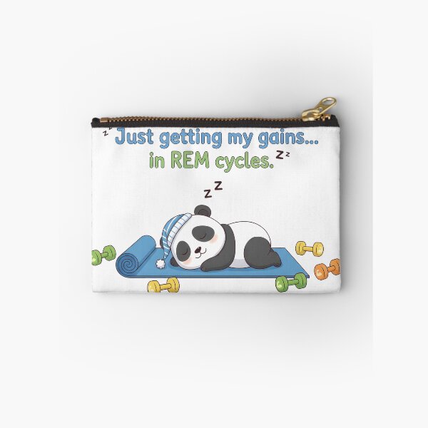 Item preview, Getting Gains in REM Cute Panda Gym designed and sold by dreephic22.