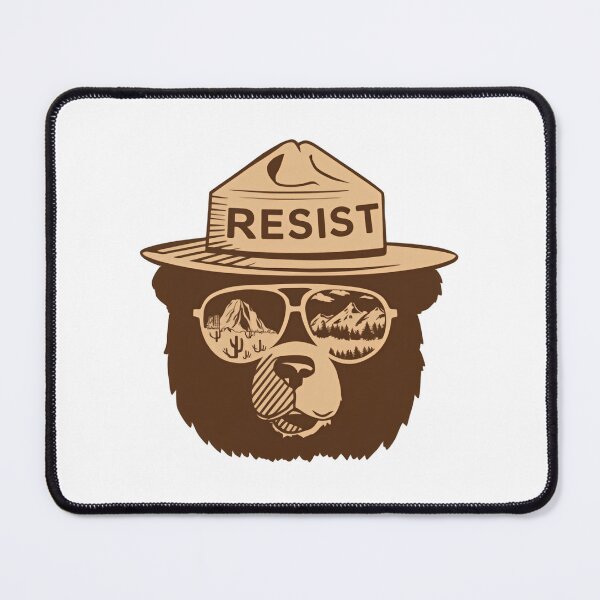 Item preview, Bear Resist Protect Our National Parks - Save the environment public lands earth voice designed and sold by HumansStuck12.