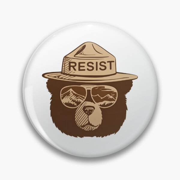 Item preview, Bear Resist Protect Our National Parks - Save the environment public lands park ranger designed and sold by HumansStuck12.
