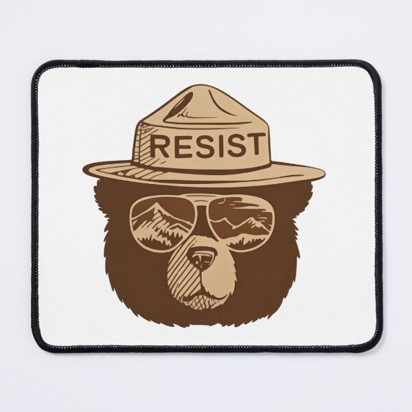 Item preview, Bear Resist Protect Our National Parks - Save the environment public lands park ranger designed and sold by HumansStuck12.