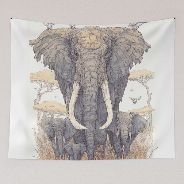 Item preview, FANTASY ELEPHANTS .5 designed and sold by lautir.