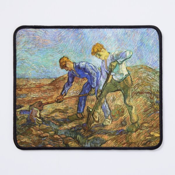 Item preview, Two Peasants Digging designed and sold by RickE.