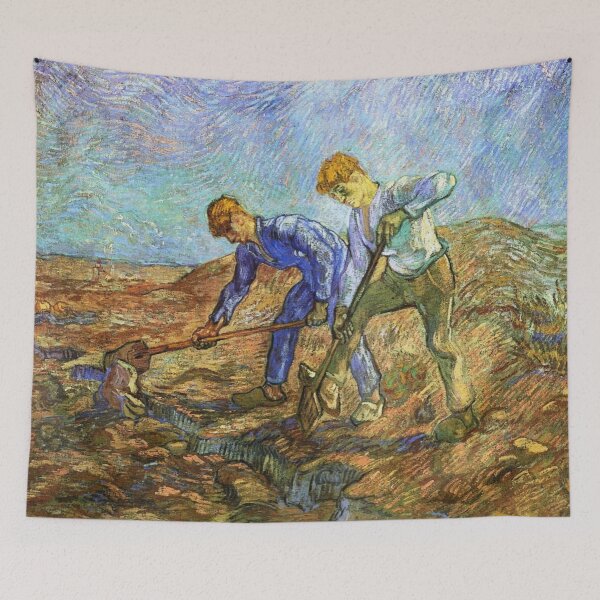 Item preview, Two Peasants Digging designed and sold by RickE.