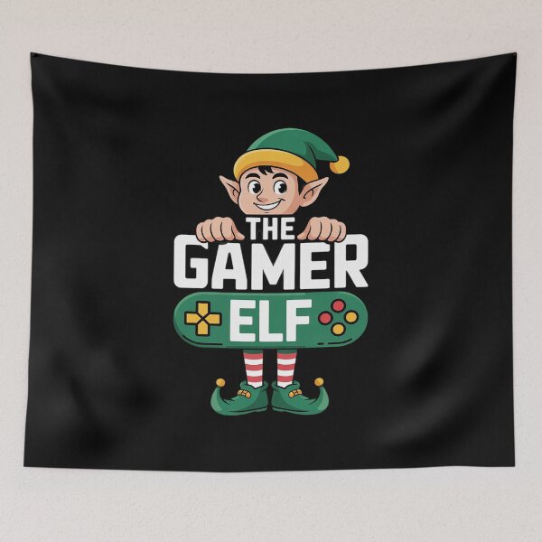 Item preview, Gamer Elf Christmas Matching Group Family  designed and sold by KonstanKoraner.