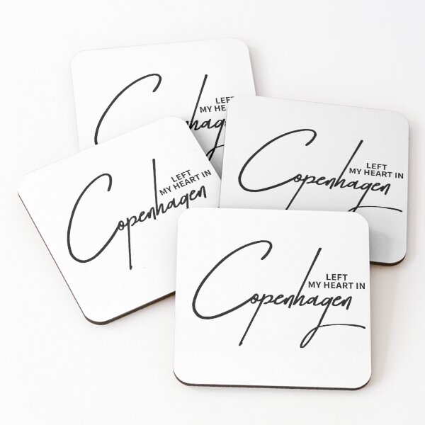 Item preview, Left My Heart in Copenhagen – Aesthetic Travel Quote for Wanderlusters designed and sold by ReggieDior.