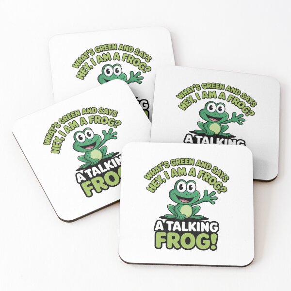 Item preview, What's green and Says I am a frog? designed and sold by Ink And Inspire.