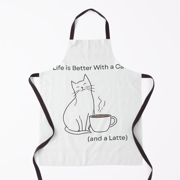 Item preview, A Cat and a Latte designed and sold by EleganceOnline.