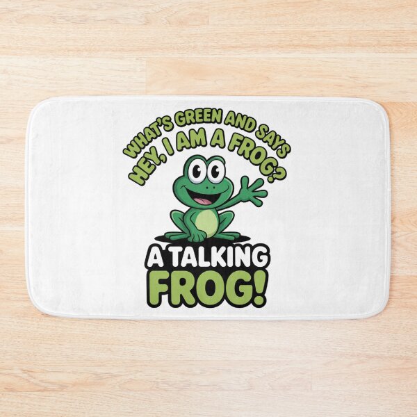 Item preview, What's green and Says I am a frog? designed and sold by Ink And Inspire.