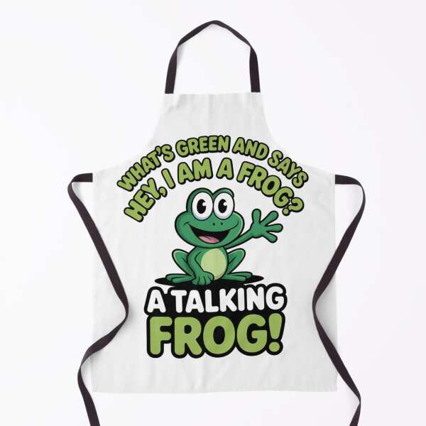 Item preview, What's green and Says I am a frog? designed and sold by Ink And Inspire.