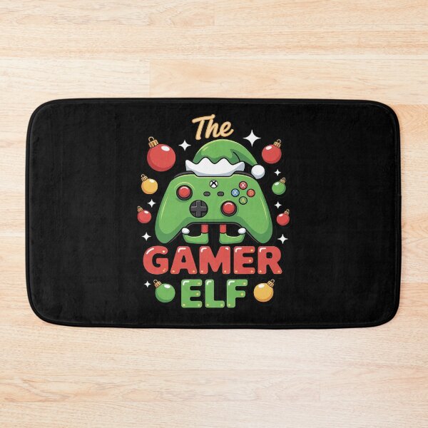 Aperçu de l'œuvre Pyjamas de Noël assortis pour toute la famille Gamer ELF créée et vendue par KonstanKoraner.