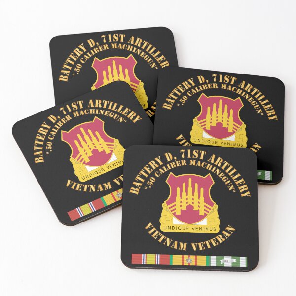 Item preview, Army - Battery D, 71st Artillery(.50 Caliber Machinegun X 300) designed and sold by Military Insignia Products.