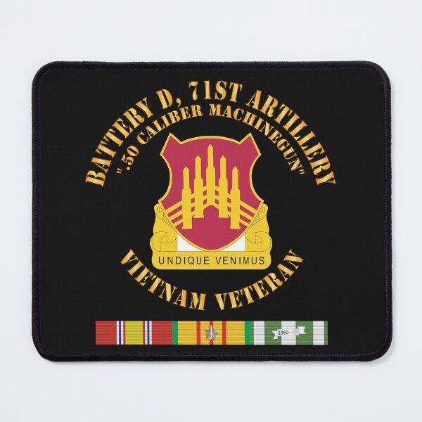 Item preview, Army - Battery D, 71st Artillery(.50 Caliber Machinegun X 300) designed and sold by Military Insignia Products.