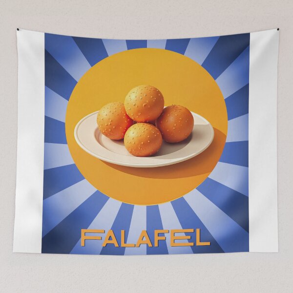 Item preview, Falafel Fiesta: Crispy Bites with Retro Vibes designed and sold by ForeverPrintsOK.