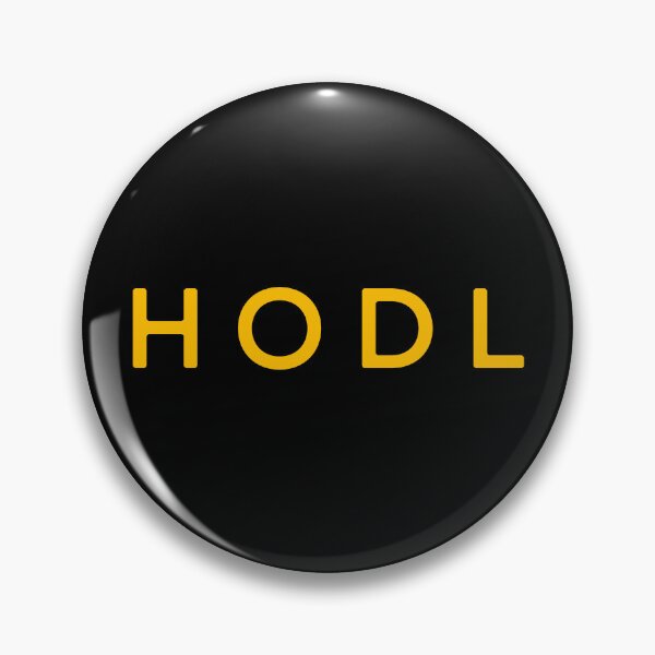Item preview, Hodl Bitcoin Futurism Yellow Logo designed and sold by CyberRex.