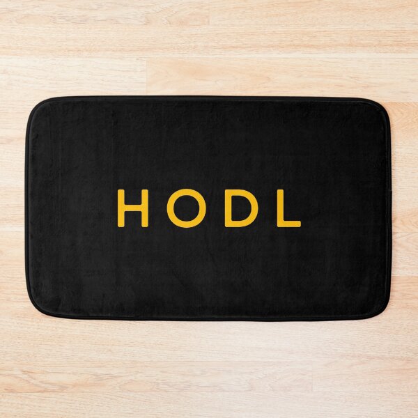 Item preview, Hodl Bitcoin Futurism Yellow Logo designed and sold by CyberRex.