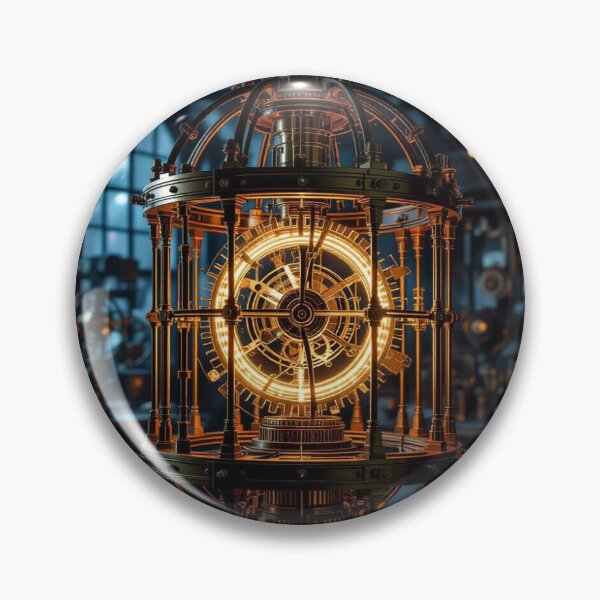 Item preview, ClockworkCage & SteamGlow – A kinetic dream between BrassWhispers, LightPulse & ticking silence designed and sold by FotoworldEdel.