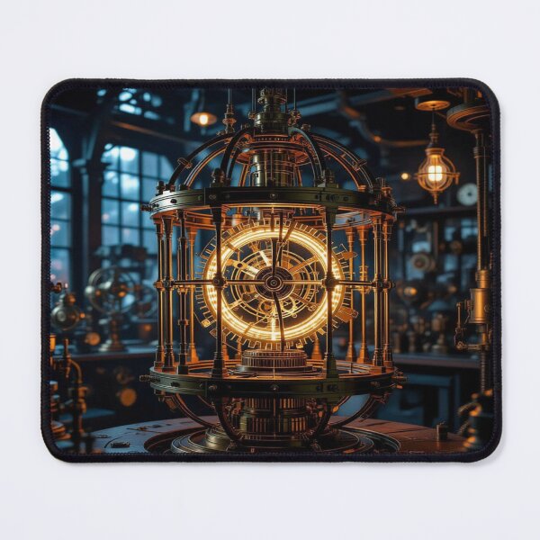 Artikelvorschau, ClockworkCage & SteamGlow – Ein kinetic Traum zwischen BrassWhispers, LightPulse & ticking silence entworfen und verkauft von FotoworldEdel.