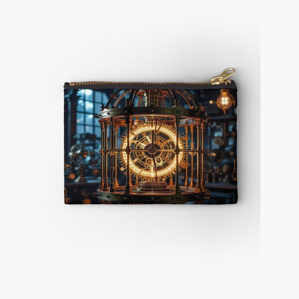 Item preview, ClockworkCage & SteamGlow – A kinetic dream between BrassWhispers, LightPulse & ticking silence designed and sold by FotoworldEdel.