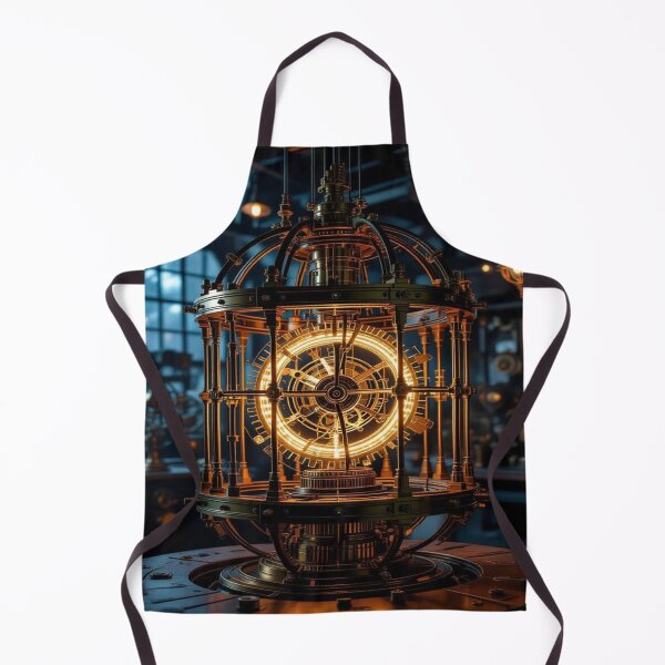 Item preview, ClockworkCage & SteamGlow – A kinetic dream between BrassWhispers, LightPulse & ticking silence designed and sold by FotoworldEdel.