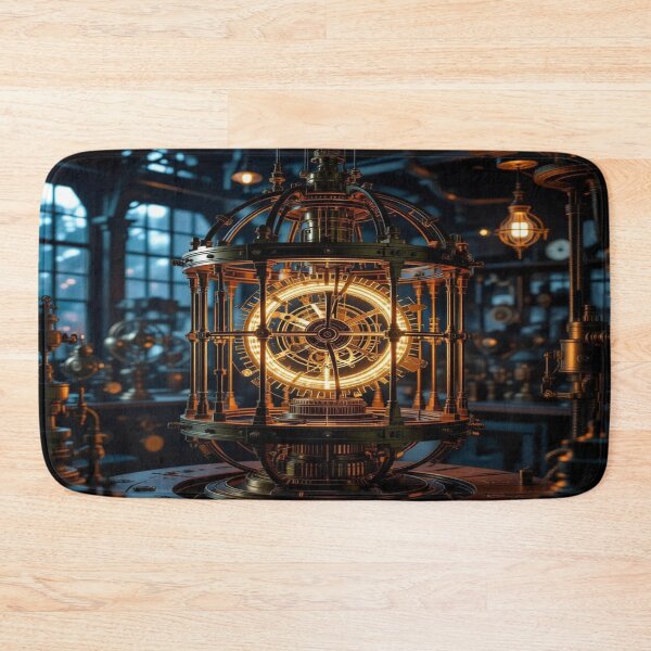 Artikelvorschau, ClockworkCage & SteamGlow – Ein kinetic Traum zwischen BrassWhispers, LightPulse & ticking silence entworfen und verkauft von FotoworldEdel.